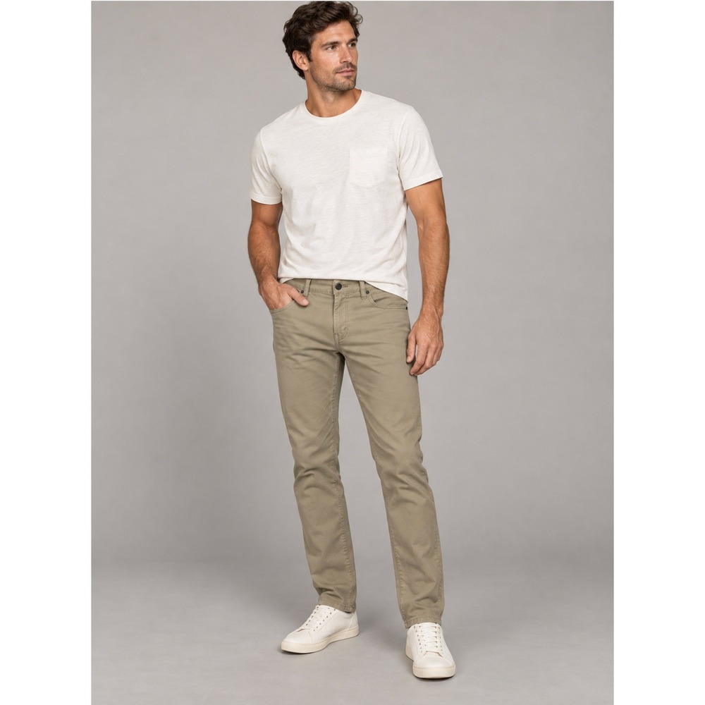 American Eagle Flex Jeans Slim Chino Pants 29x32 Khaki Tan Straight Stretch